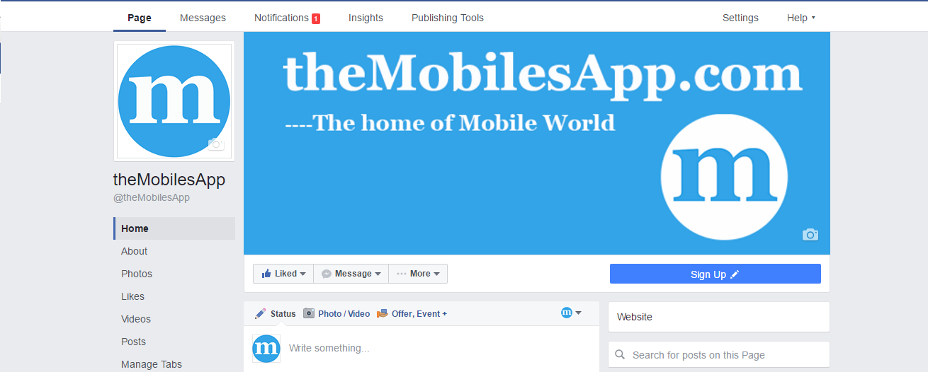 New Design of Facebook Page