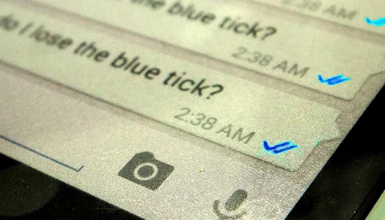 WhatsApp Bluetick